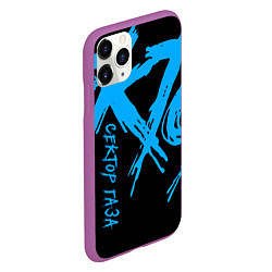 Чехол iPhone 11 Pro матовый Сектор Газа, цвет: 3D-фиолетовый — фото 2