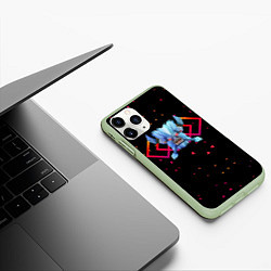 Чехол iPhone 11 Pro матовый Dota 2 - Spirit Breaker, цвет: 3D-салатовый — фото 2