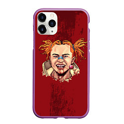 Чехол iPhone 11 Pro матовый GONE Fludd, цвет: 3D-фиолетовый