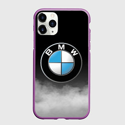 Чехол iPhone 11 Pro матовый BMW, цвет: 3D-фиолетовый