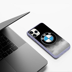 Чехол iPhone 11 Pro матовый BMW, цвет: 3D-светло-сиреневый — фото 2