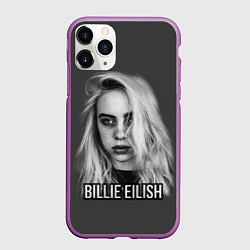 Чехол iPhone 11 Pro матовый BILLIE EILISH, цвет: 3D-фиолетовый