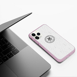 Чехол iPhone 11 Pro матовый Monsta x, цвет: 3D-розовый — фото 2