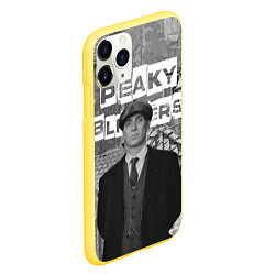 Чехол iPhone 11 Pro матовый Peaky Blinders, цвет: 3D-желтый — фото 2