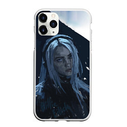 Чехол iPhone 11 Pro матовый Billie Eilish: Love, цвет: 3D-белый