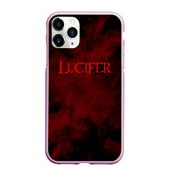 Чехол iPhone 11 Pro матовый LUCIFER КРЫЛЬЯ, цвет: 3D-розовый