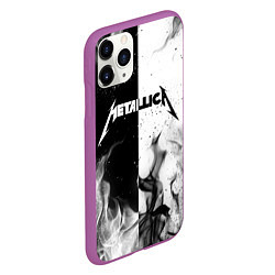 Чехол iPhone 11 Pro матовый METALLICA, цвет: 3D-фиолетовый — фото 2