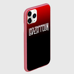 Чехол iPhone 11 Pro матовый Led Zeppelin, цвет: 3D-малиновый — фото 2
