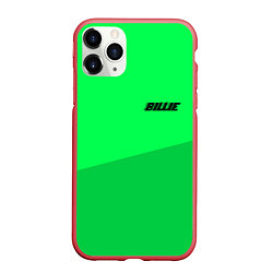 Чехол iPhone 11 Pro матовый Billie Eilish: Duo Green, цвет: 3D-красный