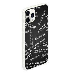 Чехол iPhone 11 Pro матовый BILLIE EILISH: Where Do We Go, цвет: 3D-белый — фото 2