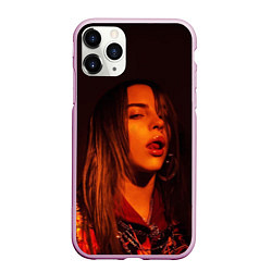 Чехол iPhone 11 Pro матовый BILLIE EILISH: Red Mood, цвет: 3D-розовый
