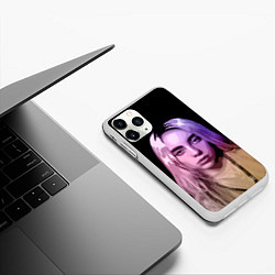 Чехол iPhone 11 Pro матовый BILLIE EILISH: Violet Mood, цвет: 3D-белый — фото 2