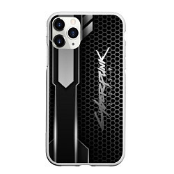 Чехол iPhone 11 Pro матовый Cyberpunk 2077, цвет: 3D-белый