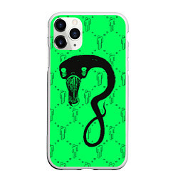 Чехол iPhone 11 Pro матовый BILLIE EILISH: Blohsh & Ghoul, цвет: 3D-белый