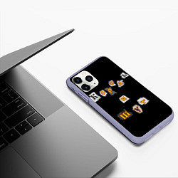 Чехол iPhone 11 Pro матовый Король и Шут, цвет: 3D-светло-сиреневый — фото 2