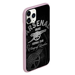 Чехол iPhone 11 Pro матовый Arsenal, цвет: 3D-розовый — фото 2