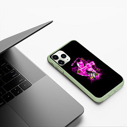 Чехол iPhone 11 Pro матовый Киллер Квин ЖоЖо, цвет: 3D-салатовый — фото 2