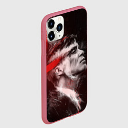 Чехол iPhone 11 Pro матовый Peaky Blinders Thomas Shelby, цвет: 3D-малиновый — фото 2