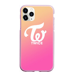 Чехол iPhone 11 Pro матовый TWICE, цвет: 3D-розовый