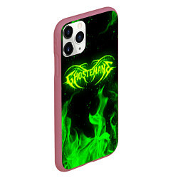 Чехол iPhone 11 Pro матовый GHOSTEMANE, цвет: 3D-малиновый — фото 2