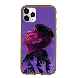 Чехол iPhone 11 Pro матовый Peaky Blinders Томас Шелби, цвет: 3D-коричневый