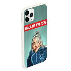 Чехол iPhone 11 Pro матовый Billie Eilish, цвет: 3D-белый — фото 2