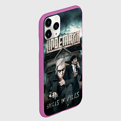Чехол iPhone 11 Pro матовый LINDEMANN: Skills in Pills, цвет: 3D-фиолетовый — фото 2