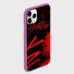 Чехол iPhone 11 Pro матовый Stray Kids, цвет: 3D-фиолетовый — фото 2