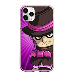 Чехол iPhone 11 Pro матовый Brawl Stars Mortis1, цвет: 3D-розовый