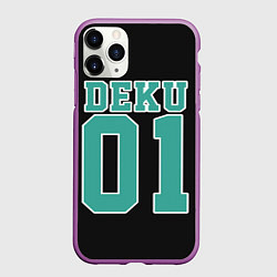Чехол iPhone 11 Pro матовый Моя геройская академия, цвет: 3D-фиолетовый