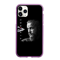 Чехол iPhone 11 Pro матовый Vikings, цвет: 3D-фиолетовый