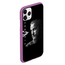 Чехол iPhone 11 Pro матовый Vikings, цвет: 3D-фиолетовый — фото 2