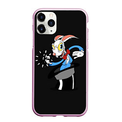 Чехол iPhone 11 Pro матовый Cuphead - Хопус Покус, цвет: 3D-розовый