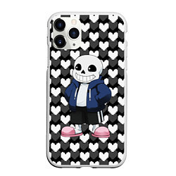 Чехол iPhone 11 Pro матовый UNDERTALE, цвет: 3D-белый