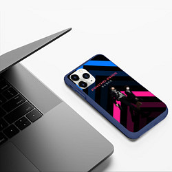 Чехол iPhone 11 Pro матовый Sinners of the system, цвет: 3D-тёмно-синий — фото 2