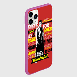 Чехол iPhone 11 Pro матовый Doctor Who, цвет: 3D-фиолетовый — фото 2