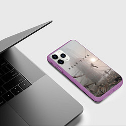 Чехол iPhone 11 Pro матовый HALF-LIFE, цвет: 3D-фиолетовый — фото 2
