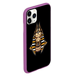 Чехол iPhone 11 Pro матовый Anubis, цвет: 3D-фиолетовый — фото 2