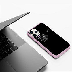 Чехол iPhone 11 Pro матовый SAYONARA BOY, цвет: 3D-розовый — фото 2
