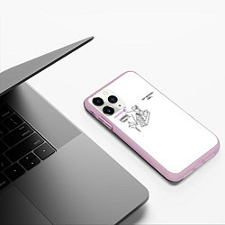 Чехол iPhone 11 Pro матовый SAYONARA BOY, цвет: 3D-розовый — фото 2