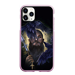 Чехол iPhone 11 Pro матовый Vikings, цвет: 3D-розовый