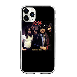 Чехол iPhone 11 Pro матовый ACDC, цвет: 3D-белый