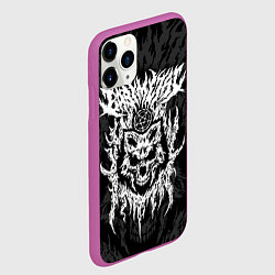 Чехол iPhone 11 Pro матовый BABYMETAL, цвет: 3D-фиолетовый — фото 2