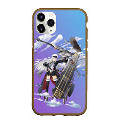 Чехол iPhone 11 Pro матовый Azur Lane, цвет: 3D-коричневый