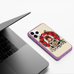 Чехол iPhone 11 Pro матовый Princess Mononoke, цвет: 3D-фиолетовый — фото 2