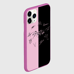 Чехол iPhone 11 Pro матовый STRAY KIDS, цвет: 3D-фиолетовый — фото 2