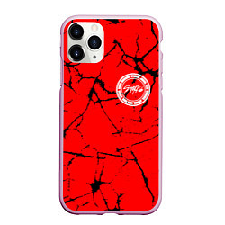 Чехол iPhone 11 Pro матовый STRAY KIDS, цвет: 3D-розовый