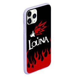 Чехол iPhone 11 Pro матовый Louna, цвет: 3D-светло-сиреневый — фото 2