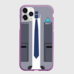Чехол iPhone 11 Pro матовый Detroit:become, цвет: 3D-фиолетовый