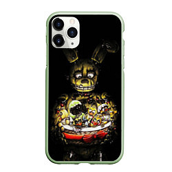 Чехол iPhone 11 Pro матовый Five Nights At Freddy's, цвет: 3D-салатовый